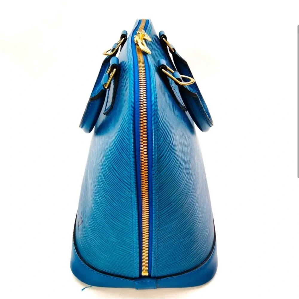 VINTAGE LV EPI Alma in Tuxedo Blue LOUIS VUITTON - Picture 2 of 8